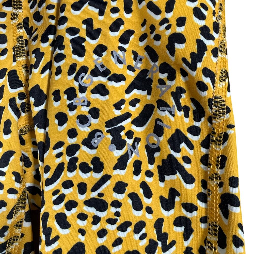 Bcbgeneration Yellow Leopard Print High Waist Leg… - image 5